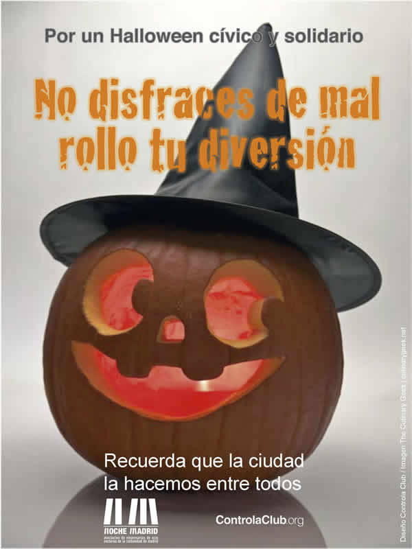 Cartel Halloween Comunidad de Madrid